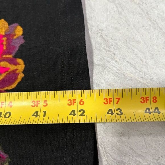 Joules Women’s Black Floral Long Sleeve A Line Midi Dress Size US 8 - Picture 11 of 12